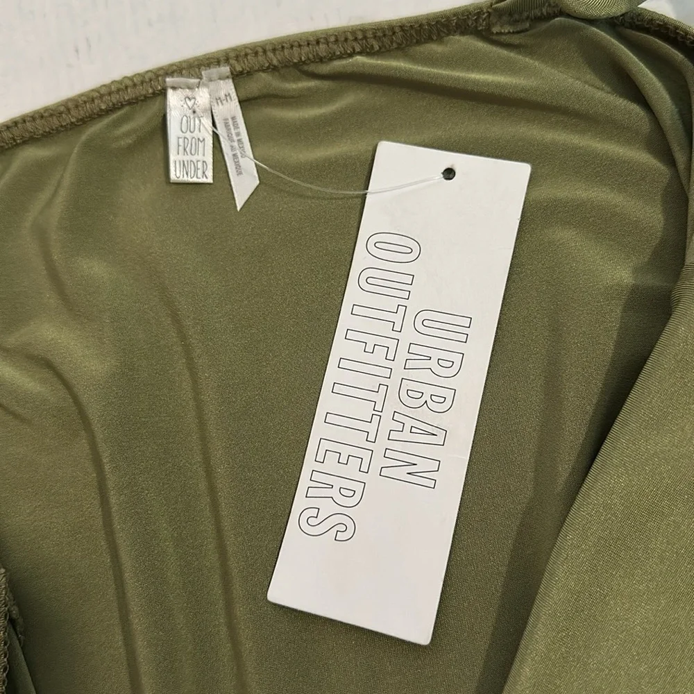 Out From Under x URBAN OUTFITTERS Women's Green Bodysuit moss green medium - Picture 9 of 10